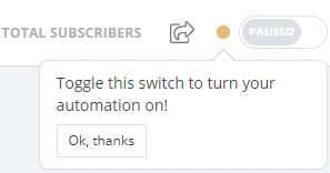 ConvertKit Automations - Change the Toggle to Live